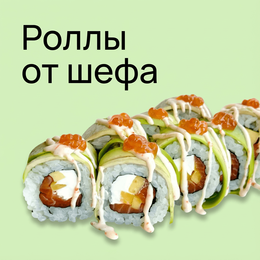 Роллы от шефа