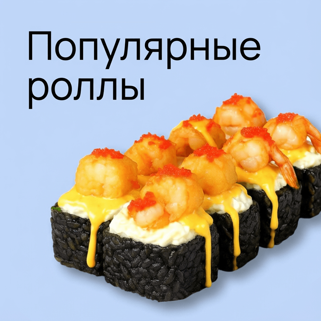 Популярные роллы  